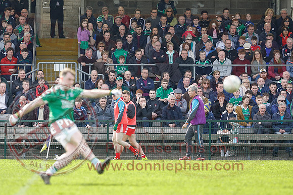 Fermanagh (0-13) v Derry (2-8) in Division 2 Allianz GAA Football League, Round 7.