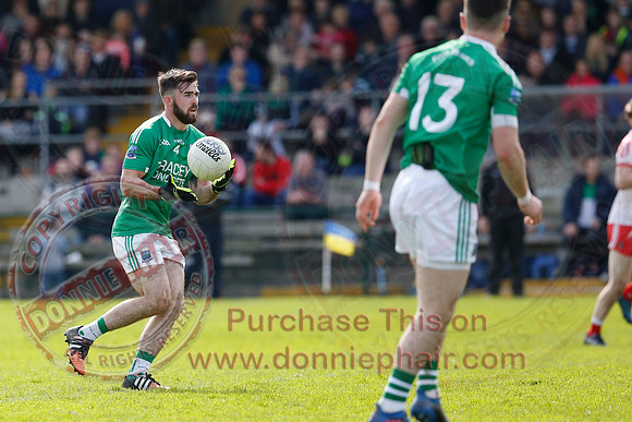 Fermanagh (0-13) v Derry (2-8) in Division 2 Allianz GAA Football League, Round 7.