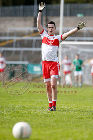 Fermanagh (0-13) v Derry (2-8) in Division 2 Allianz GAA Football League, Round 7.
