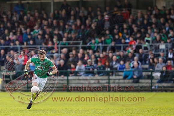 Fermanagh (0-13) v Derry (2-8) in Division 2 Allianz GAA Football League, Round 7.
