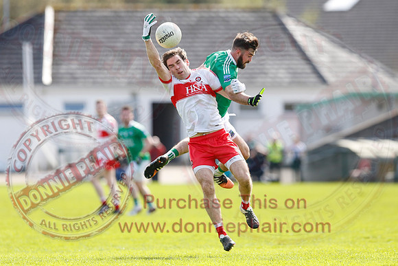 Fermanagh (0-13) v Derry (2-8) in Division 2 Allianz GAA Football League, Round 7.