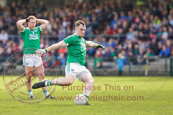 Fermanagh (0-13) v Derry (2-8) in Division 2 Allianz GAA Football League, Round 7.