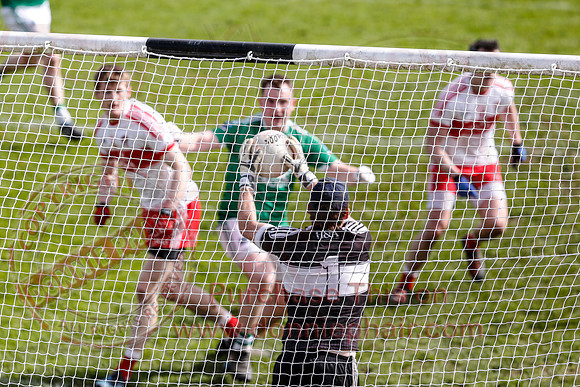 Fermanagh (0-13) v Derry (2-8) in Division 2 Allianz GAA Football League, Round 7.