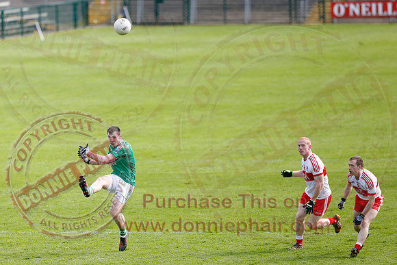 Fermanagh (0-13) v Derry (2-8) in Division 2 Allianz GAA Football League, Round 7.