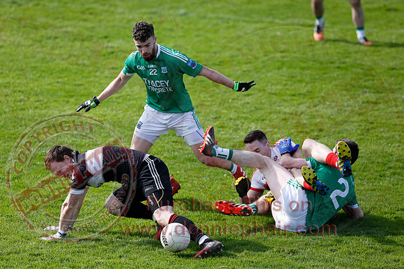 Fermanagh (0-13) v Derry (2-8) in Division 2 Allianz GAA Football League, Round 7.