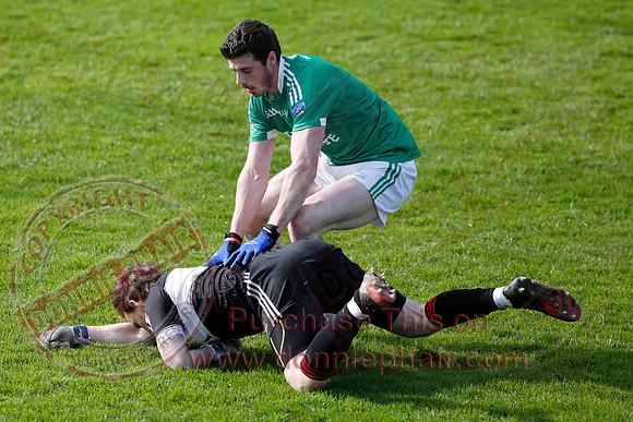 Fermanagh (0-13) v Derry (2-8) in Division 2 Allianz GAA Football League, Round 7.