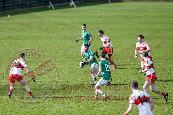 Fermanagh (0-13) v Derry (2-8) in Division 2 Allianz GAA Football League, Round 7.