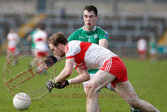 Fermanagh (0-13) v Derry (2-8) in Division 2 Allianz GAA Football League, Round 7.