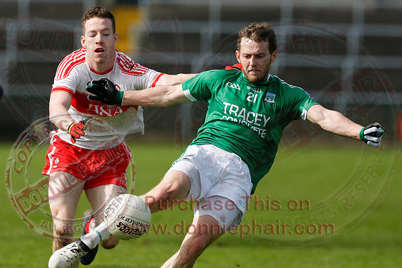 Fermanagh (0-13) v Derry (2-8) in Division 2 Allianz GAA Football League, Round 7.