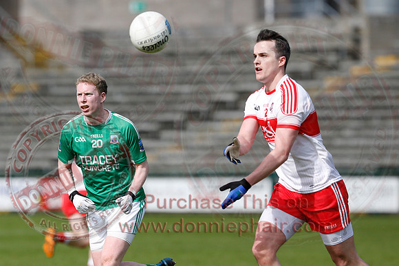 Fermanagh (0-13) v Derry (2-8) in Division 2 Allianz GAA Football League, Round 7.