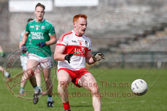 Fermanagh (0-13) v Derry (2-8) in Division 2 Allianz GAA Football League, Round 7.