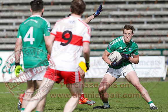 Fermanagh (0-13) v Derry (2-8) in Division 2 Allianz GAA Football League, Round 7.