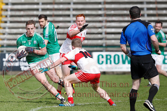 Fermanagh (0-13) v Derry (2-8) in Division 2 Allianz GAA Football League, Round 7.