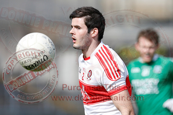 Fermanagh (0-13) v Derry (2-8) in Division 2 Allianz GAA Football League, Round 7.