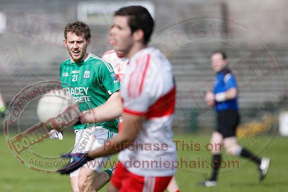 Fermanagh (0-13) v Derry (2-8) in Division 2 Allianz GAA Football League, Round 7.