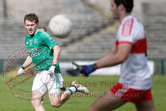 Fermanagh (0-13) v Derry (2-8) in Division 2 Allianz GAA Football League, Round 7.