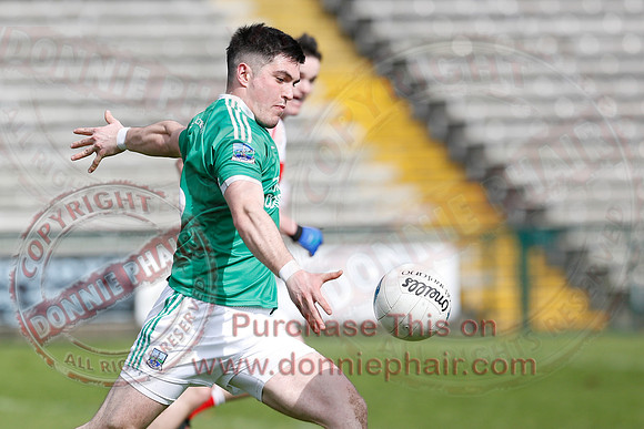 Fermanagh (0-13) v Derry (2-8) in Division 2 Allianz GAA Football League, Round 7.