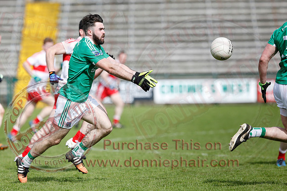 Fermanagh (0-13) v Derry (2-8) in Division 2 Allianz GAA Football League, Round 7.