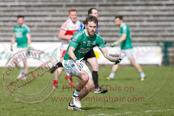 Fermanagh (0-13) v Derry (2-8) in Division 2 Allianz GAA Football League, Round 7.