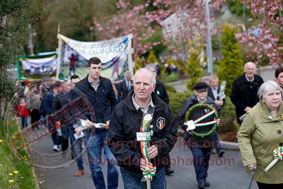Easter Rising Commemoration in Newtownbutler.