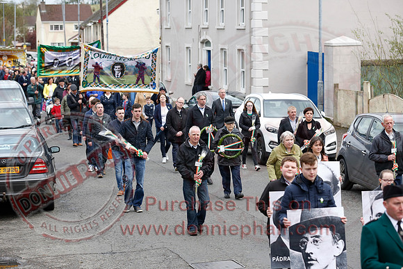 Easter Rising Commemoration in Newtownbutler.
