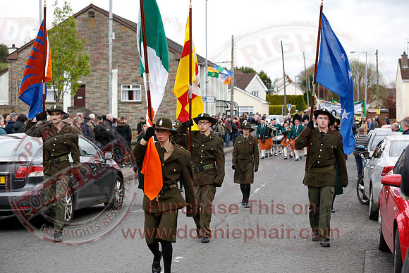 Easter Rising Commemoration in Newtownbutler.