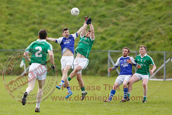 Roslea (3-04) V Devenish (1-12) in GAA Senior Football League Division One.