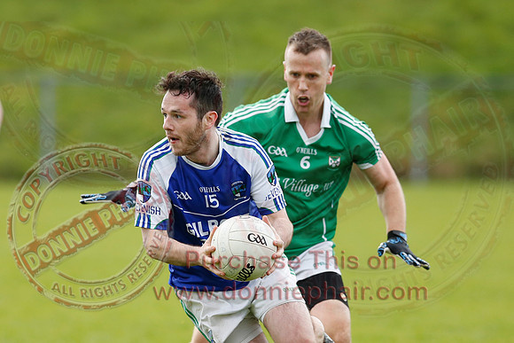 Roslea (3-04) V Devenish (1-12) in GAA Senior Football League Division One.