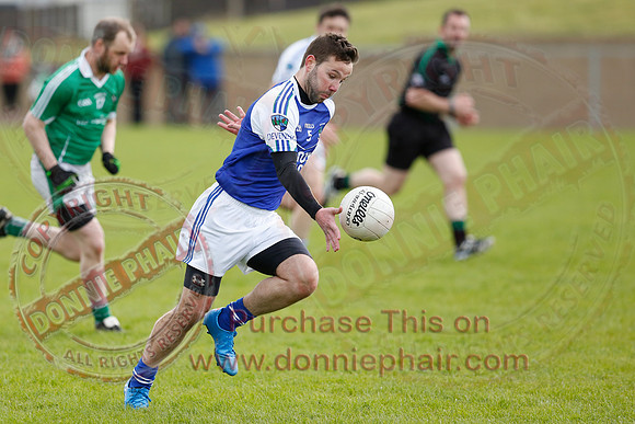 Roslea (3-04) V Devenish (1-12) in GAA Senior Football League Division One.