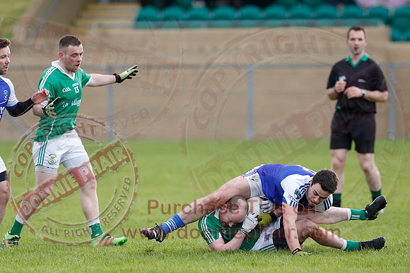 Roslea (3-04) V Devenish (1-12) in GAA Senior Football League Division One.