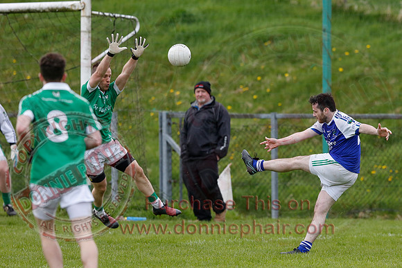 Roslea (3-04) V Devenish (1-12) in GAA Senior Football League Division One.