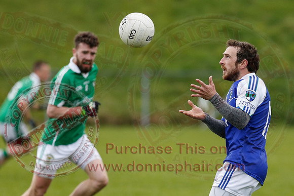 Roslea (3-04) V Devenish (1-12) in GAA Senior Football League Division One.