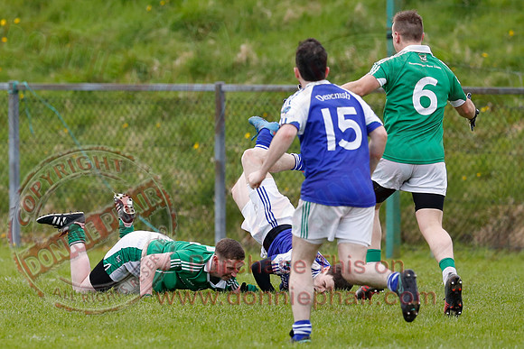 Roslea (3-04) V Devenish (1-12) in GAA Senior Football League Division One.