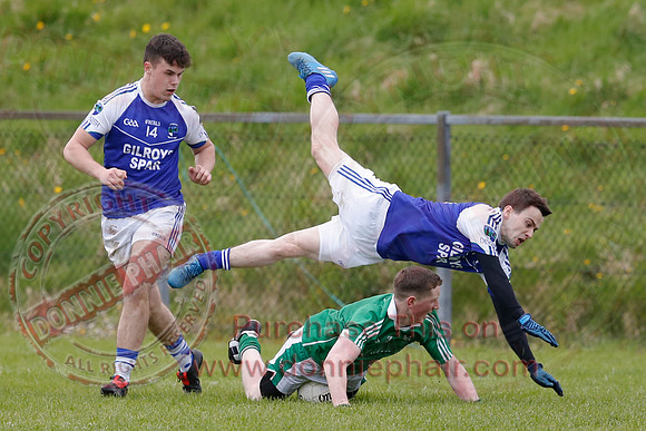 Roslea (3-04) V Devenish (1-12) in GAA Senior Football League Division One.