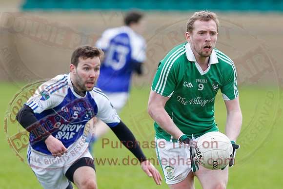 Roslea (3-04) V Devenish (1-12) in GAA Senior Football League Division One.