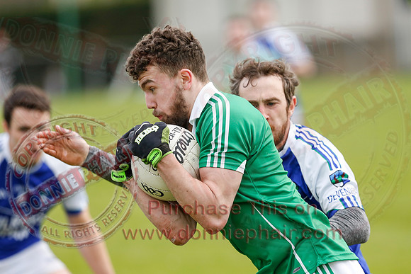 Roslea (3-04) V Devenish (1-12) in GAA Senior Football League Division One.
