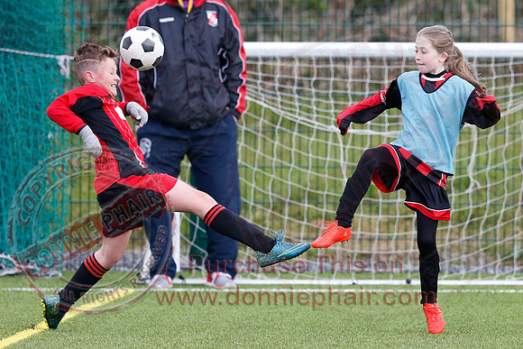 Lisnaskea Rovers (3) V Enniskillen Rangers (1) in U11 BYKL Soccer.