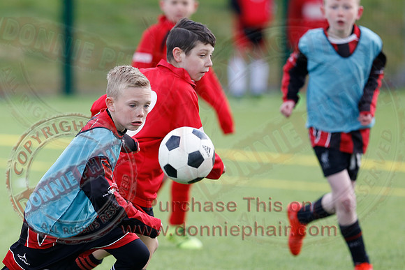 Lisnaskea Rovers (3) V Enniskillen Rangers (1) in U11 BYKL Soccer.