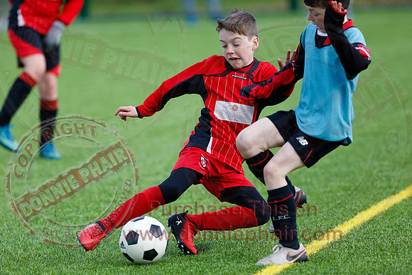 Lisnaskea Rovers (3) V Enniskillen Rangers (1) in U11 BYKL Soccer.