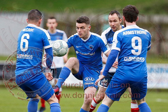 Ballinamallard United (2) Ards (3) in Northern Ireland Football Premiership.