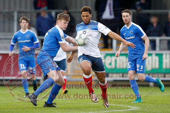Ballinamallard United (2) Ards (3) in Northern Ireland Football Premiership.