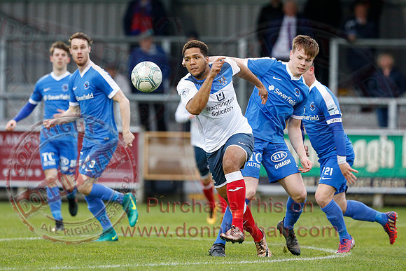 Ballinamallard United (2) Ards (3) in Northern Ireland Football Premiership.