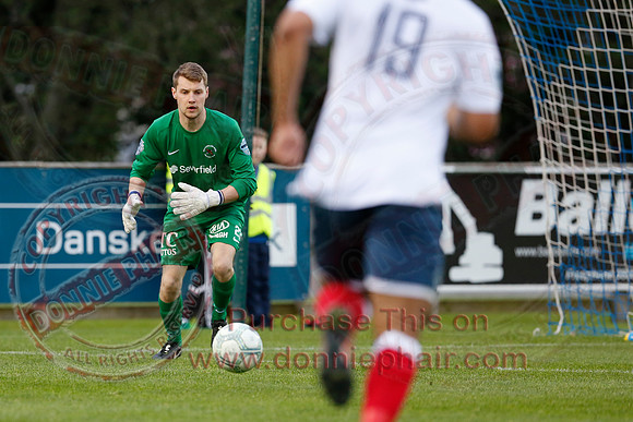 Ballinamallard United (2) Ards (3) in Northern Ireland Football Premiership.
