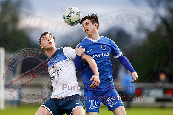 Ballinamallard United (2) Ards (3) in Northern Ireland Football Premiership.