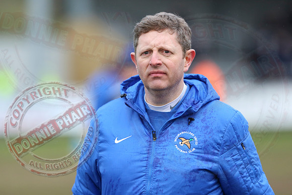 Ballinamallard United (0) V Glenavon (3) in The Irish Cup.