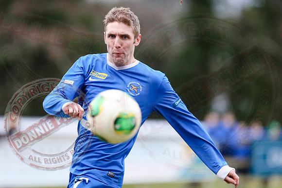 Ballinamallard United (0) V Glenavon (3) in The Irish Cup.