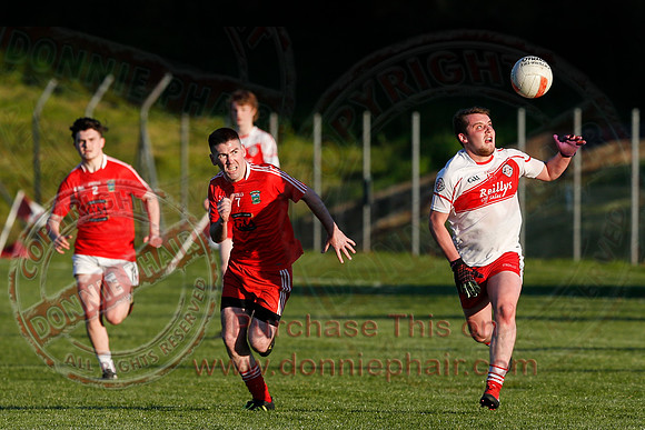 St. Pats DOnagh (0-06) V Newtonwbutler (2-11) in Senior GAA Football League, Division Two.