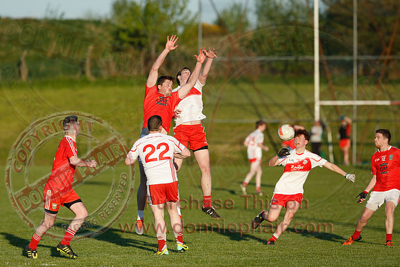 St. Pats DOnagh (0-06) V Newtonwbutler (2-11) in Senior GAA Football League, Division Two.