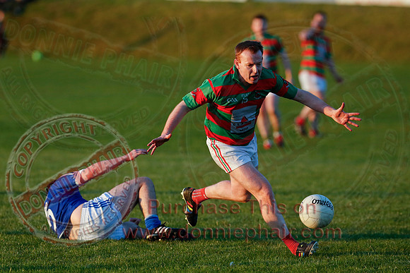 Lisnaskea (4-10) V Kinawley (1-11) in Senior GAA Football League, Division One.