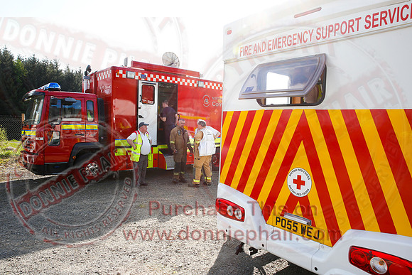 Gorse and Forest Fire at Mullaghfad Forest.